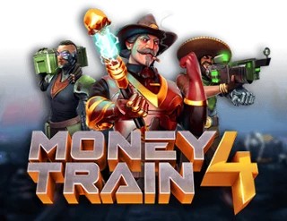 Money Train 4 slot logo by Relax Gaming at Instaspin Casino