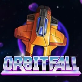Orbitfall slot logo by ELK Studios at Instaspin CasinoOrbitfall