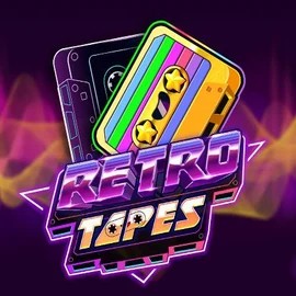 Retro Tapes slot visual from Push Gaming available on instaspins.uk